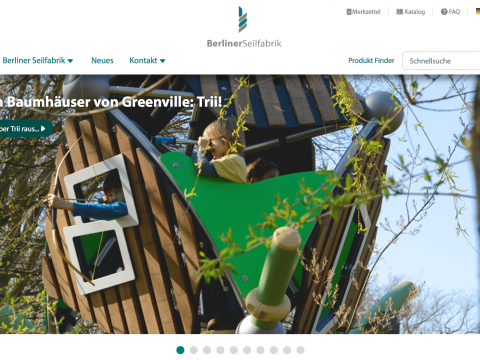Artikelbild von Die neue Berliner Seilfabrik Webpage geht online!