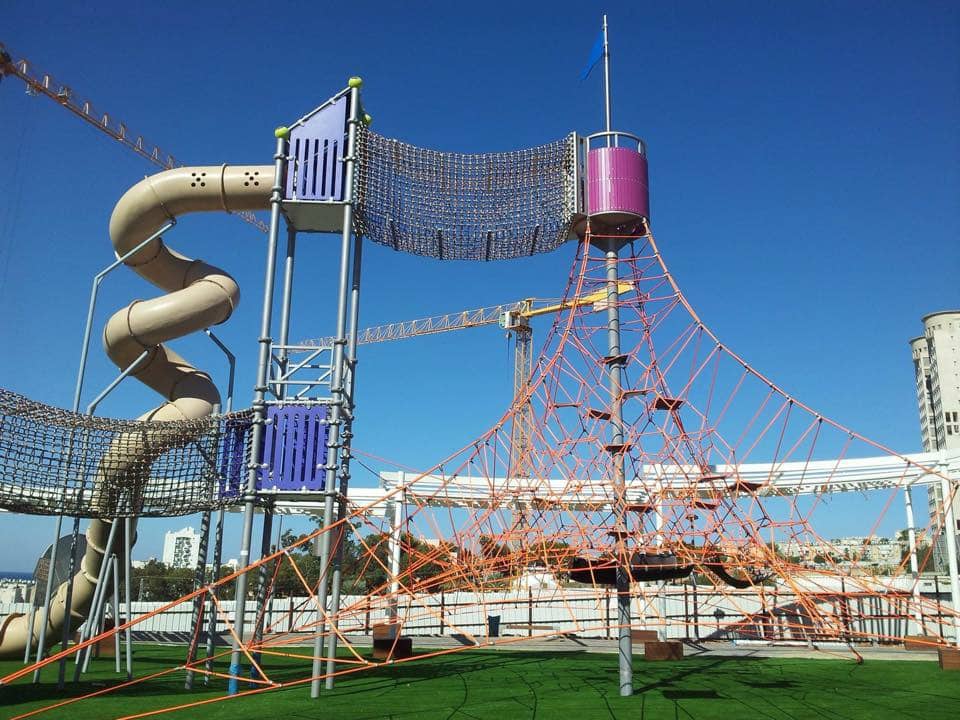 Artikelbild von City of Haifa opens new playground made by Berliner Seilfabrik.